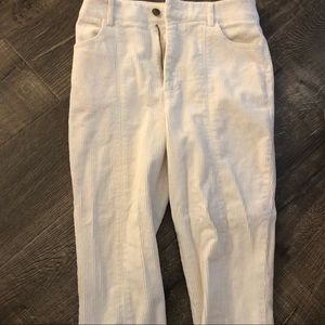 High Waisted Corduroy Skinny Pants